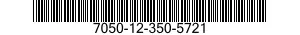 7050-12-350-5721 COMPUTER SUBASSEMBLY 7050123505721 123505721