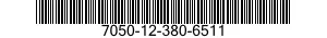 7050-12-380-6511 COMPUTER SUBASSEMBLY 7050123806511 123806511