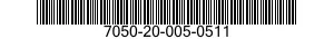 7050-20-005-0511 MEMORY,PORTABLE,SOLID STATE 7050200050511 200050511