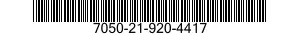 7050-21-920-4417 DISK STORAGE 7050219204417 219204417