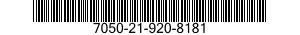 7050-21-920-8181 COMPUTER SUBASSEMBLY 7050219208181 219208181