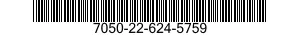 7050-22-624-5759 COMPUTER SUBASSEMBLY 7050226245759 226245759
