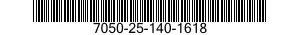 7050-25-140-1618 MICROCIRCUIT,DIGITAL 7050251401618 251401618