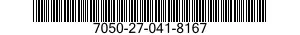 7050-27-041-8167 LISANS,YAZILIM 7050270418167 270418167