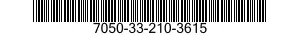 7050-33-210-3615 COMPUTER SUBASSEMBLY 7050332103615 332103615