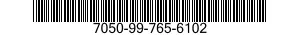 7050-99-765-6102 RESISTOR,VOLTAGE SENSITIVE 7050997656102 997656102