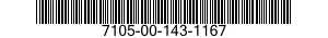 7105-00-143-1167  7105001431167 001431167
