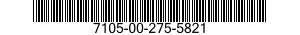 7105-00-275-5821  7105002755821 002755821