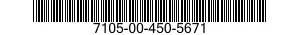 7105-00-450-5671  7105004505671 004505671