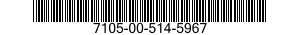 7105-00-514-5967  7105005145967 005145967