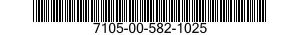 7105-00-582-1025  7105005821025 005821025