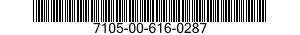 7105-00-616-0287  7105006160287 006160287