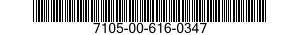 7105-00-616-0347  7105006160347 006160347