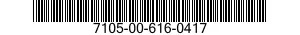 7105-00-616-0417  7105006160417 006160417