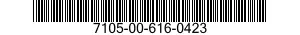 7105-00-616-0423  7105006160423 006160423
