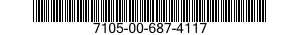 7105-00-687-4117  7105006874117 006874117