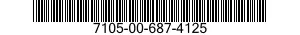 7105-00-687-4125  7105006874125 006874125