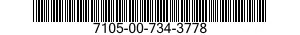 7105-00-734-3778  7105007343778 007343778