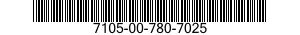 7105-00-780-7025  7105007807025 007807025