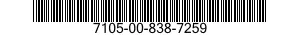 7105-00-838-7259  7105008387259 008387259