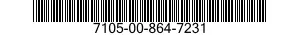 7105-00-864-7231  7105008647231 008647231