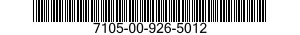 7105-00-926-5012  7105009265012 009265012