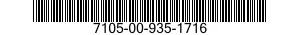 7105-00-935-1716  7105009351716 009351716