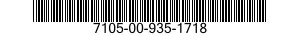 7105-00-935-1718  7105009351718 009351718