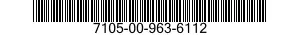 7105-00-963-6112  7105009636112 009636112