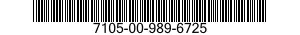 7105-00-989-6725  7105009896725 009896725