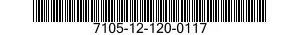 7105-12-120-0117  7105121200117 121200117