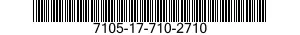 7105-17-710-2710 TAFEL, BIJZET- 7105177102710 177102710