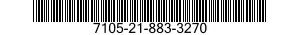 7105-21-883-3270 DESK,FLAT TOP 7105218833270 218833270