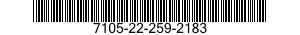 7105-22-259-2183  7105222592183 222592183