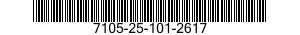 7105-25-101-2617 SOFA SECTION 7105251012617 251012617