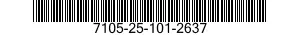 7105-25-101-2637 CABINET,BEDSIDE 7105251012637 251012637