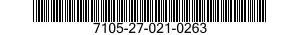 7105-27-021-0263 SHELF,STORAGE AND DISPLAY 7105270210263 270210263