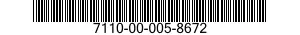 7110-00-005-8672  7110000058672 000058672