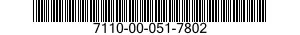 7110-00-051-7802  7110000517802 000517802