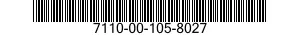 7110-00-105-8027  7110001058027 001058027