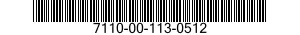 7110-00-113-0512  7110001130512 001130512