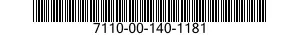 7110-00-140-1181  7110001401181 001401181