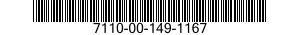 7110-00-149-1167  7110001491167 001491167