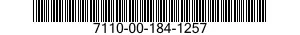 7110-00-184-1257  7110001841257 001841257