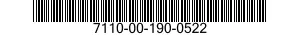 7110-00-190-0522  7110001900522 001900522