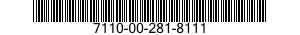 7110-00-281-8111  7110002818111 002818111