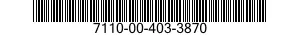 7110-00-403-3870  7110004033870 004033870