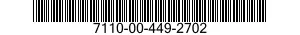 7110-00-449-2702  7110004492702 004492702