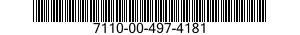 7110-00-497-4181  7110004974181 004974181