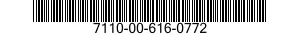 7110-00-616-0772  7110006160772 006160772